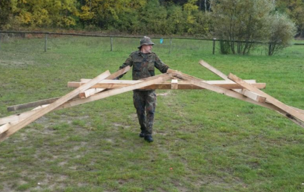 Most Da Vinciego – Scout Camp Poznań